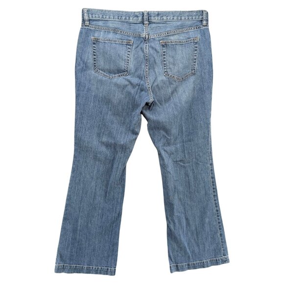 GAP Long and Lean Bootcut Jeans Womens Blue Stretch Denim Size 16 - Picture 2 of 11